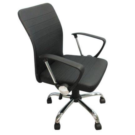 Silla Ejecutiva Nextep NE-650R Altura Ajustable Reclinable Polipiel/Base Giratoria Color Negro - Silla Ejecutiva Nextep NE-650R Altura Ajustable Reclinable Polipiel/Base Giratoria Color Negro -